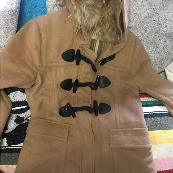 BURBERRY Burberry Brit Duffle Coat  Nova Check Us 10 Large Women - Picture 2 of 7